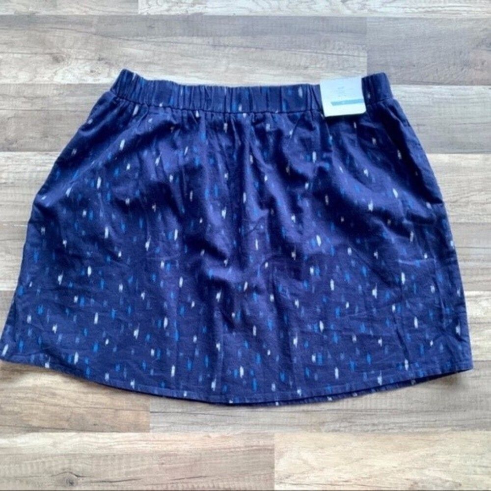 OLD NAVY skirt womens NWT blue circle skirt size medium